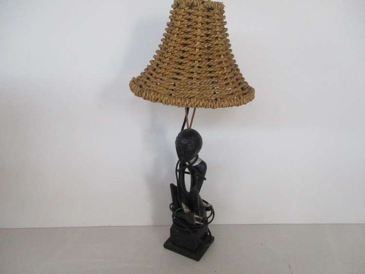 LAMP/15 LAMPADA ABAT.JOUR LEGNO INTARSIATO